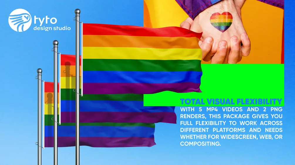 LGBTQ Flag Animation | TYTO Flags - Animated Country Flags | 4K SVG ...