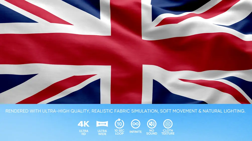 UK Flag | TYTO Flags - Animated Country Flags | 4K SVG Downloads